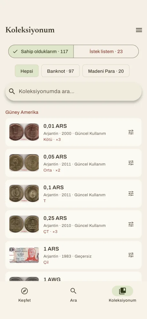 Paraboz uygulamasından bir ekran