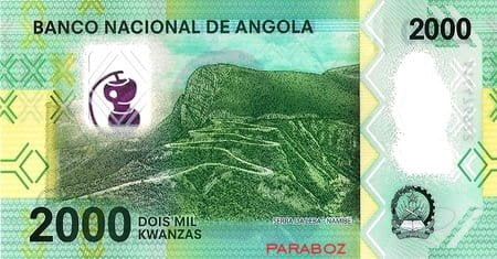 Angola 2.000 AOA arka yüz
