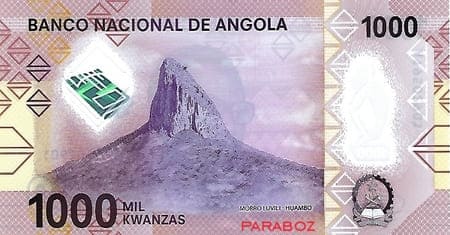Angola 1.000 AOA arka yüz