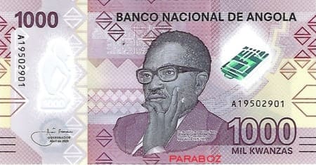 Angola 1.000 AOA ön yüz