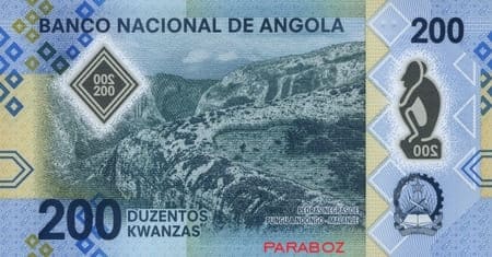 Angola 200 AOA arka yüz