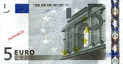 Avrupa Merkez Bankası 5 EUR ön yüz