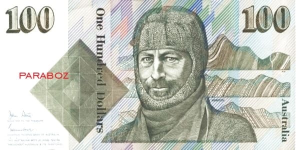 Avustralya 100 AUD ön yüz