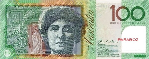Avustralya 100 AUD ön yüz