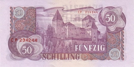 Avusturya 50 ATS arka yüz