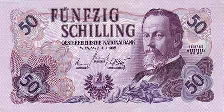 Avusturya 50 ATS ön yüz