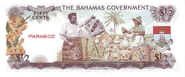 Bahamas 0,5 BSD arka yüz