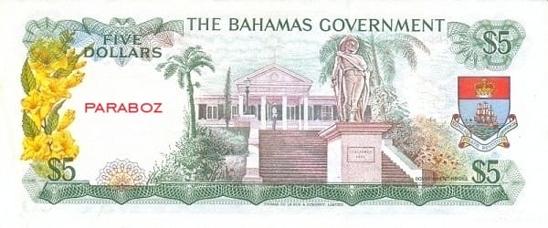 Bahamas 5 BSD arka yüz