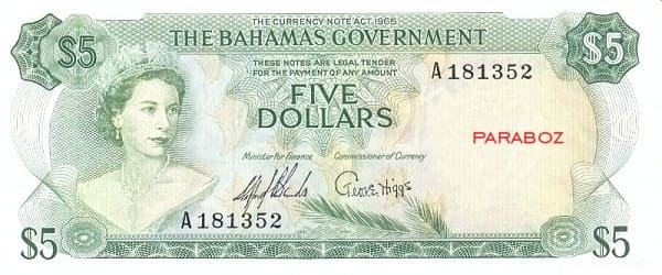 Bahamas 5 BSD ön yüz
