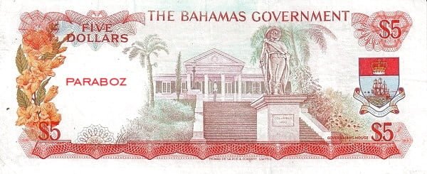 Bahamas 5 BSD arka yüz