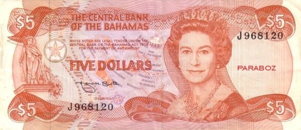 Bahamas 5 BSD ön yüz