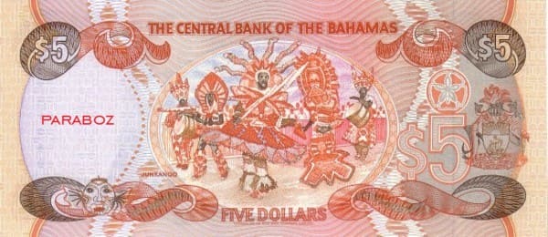 Bahamas 5 BSD arka yüz