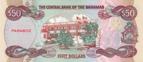 Bahamas 50 BSD arka yüz