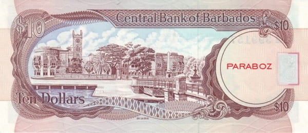 Barbados 889 BBD arka yüz