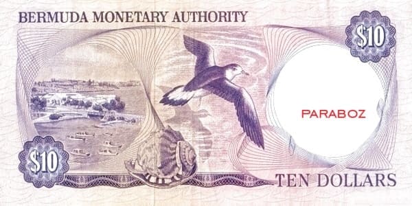 Bermuda 10 BMD arka yüz