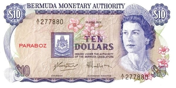 Bermuda 10 BMD ön yüz