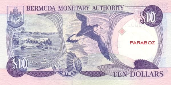 Bermuda 10 BMD arka yüz