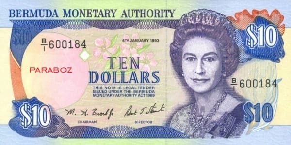Bermuda 10 BMD ön yüz