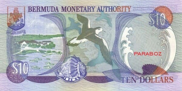Bermuda 10 BMD arka yüz