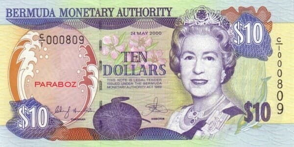 Bermuda 10 BMD ön yüz