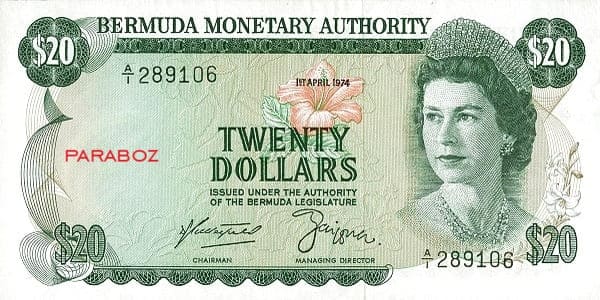 Bermuda 20 BMD ön yüz