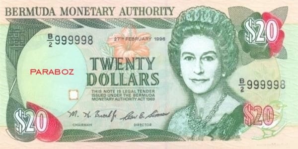 Bermuda 20 BMD ön yüz
