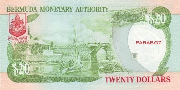 Bermuda 20 BMD arka yüz