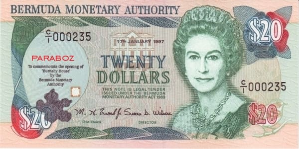 Bermuda 20 BMD ön yüz