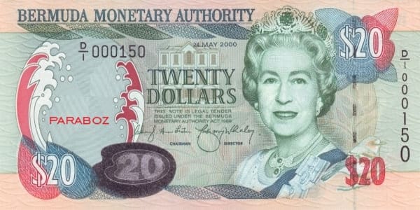 Bermuda 20 BMD ön yüz