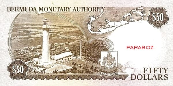 Bermuda 50 BMD arka yüz
