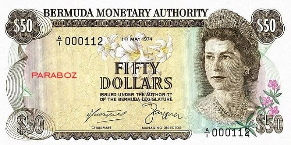 Bermuda 50 BMD ön yüz