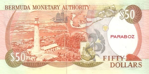 Bermuda 50 BMD arka yüz