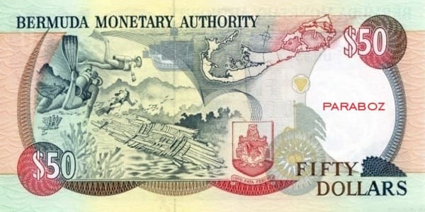Bermuda 50 BMD arka yüz