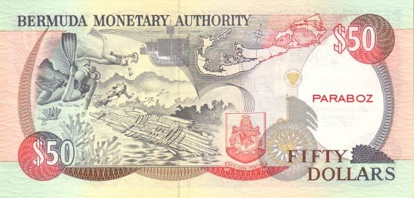 Bermuda 50 BMD arka yüz