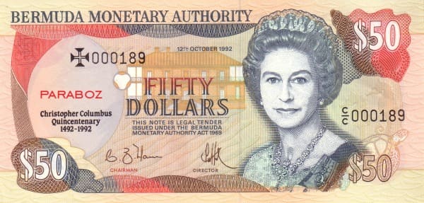 Bermuda 50 BMD ön yüz
