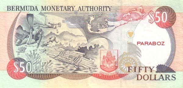Bermuda 50 BMD arka yüz
