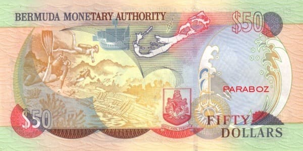 Bermuda 50 BMD arka yüz
