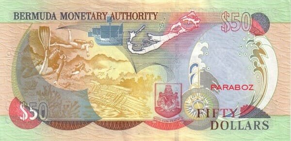 Bermuda 50 BMD arka yüz
