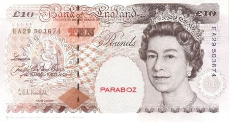 Birleşik Krallık 10 GBP ön yüz