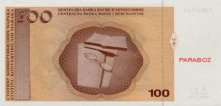 Bosna Hersek 100 BAM arka yüz