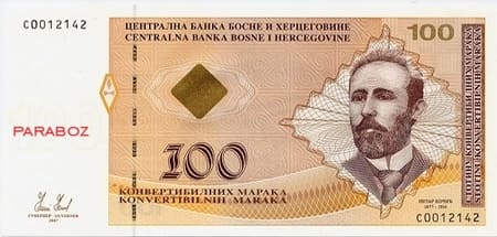 Bosna Hersek 100 BAM ön yüz