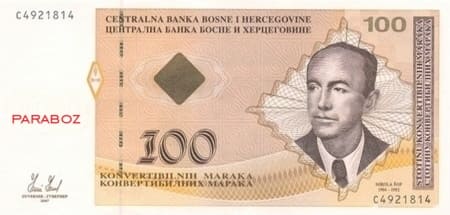 Bosna Hersek 100 BAM ön yüz