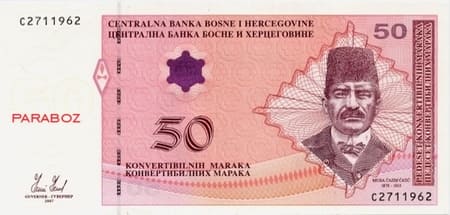 Bosna Hersek 50 BAM ön yüz