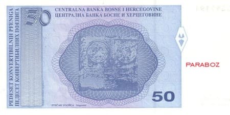 Bosna Hersek 0,5 BAM arka yüz