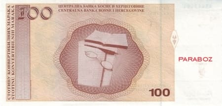 Bosna Hersek 100 BAM arka yüz