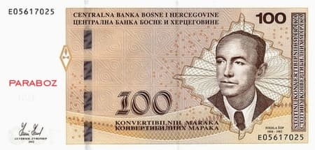 Bosna Hersek 100 BAM ön yüz