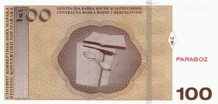 Bosna Hersek 100 BAM arka yüz