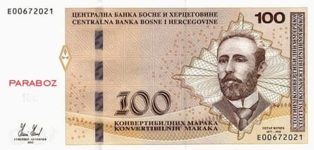 Bosna Hersek 100 BAM ön yüz