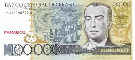 Brezilya 100.000 BRL ön yüz