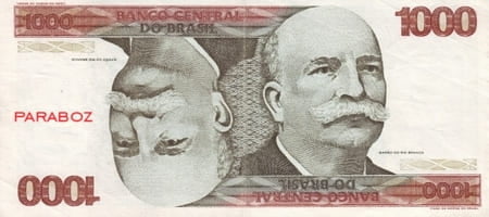 Brezilya 1.000 BRL ön yüz